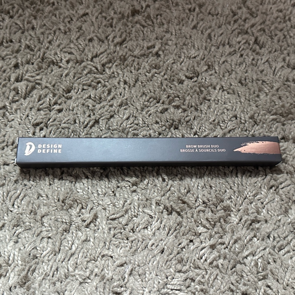 Dual-Ended Brow Brush Duo - Black